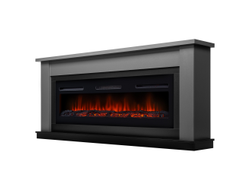Каминокомплект:Очаг Electrolux Infinity EFP/P-1600ULS, портал Canto Long графит, черный