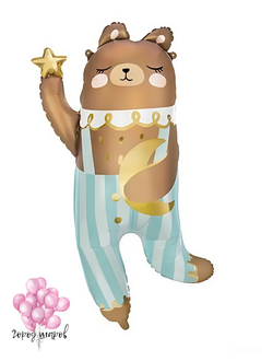 мишка в штанишках пати деко выписка из роддома Краснодар+доставка где купить шары