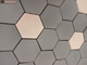 Декоративная облицовочная плитка гексагон Kamastone Соты 11367-1 коричневый с бежевым, микс