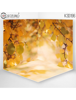 Фотофон 3D пазловый «Жёлтые листья»