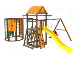 Детская площадка IgraGrad Панда Фани Gride с WorkOut купить в Воронеже
