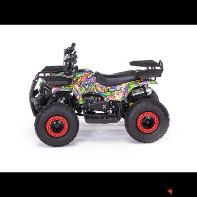 Детский квадроцикл MOTAX GRIZLIK MINI Х16 E1000 граффити