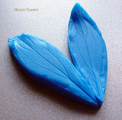 " Лист пиона" Силиконовый молд (вайнер)