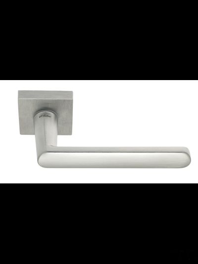 Дверная ручка на квадратном основании Fratelli Cattini "NEVADA" 8-CS матовый хром