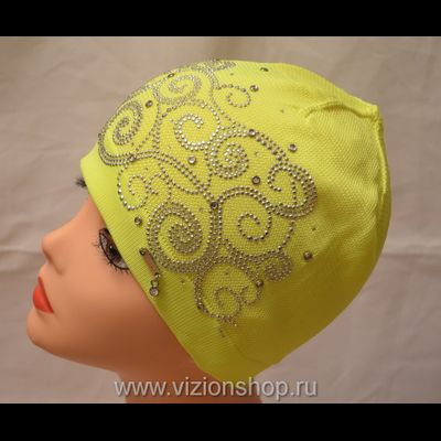 Трикотажная летняя шапка Vizio 5445 желтая