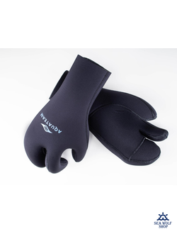 Рукавицы неопреновые 9мм AquaTeam 3х-палые ANATOMIC ОП р.ХL