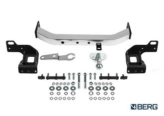 ТСУ Berg для Mitsubishi Pajero Sport рестайлинг (2019-н.в.) с нерж. накладкой, F.4016.001