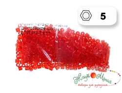 Toho Hexagon 5 Transparent Lt Siam Ruby / Прозрачный Сиамский рубин