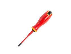 Отвертка диэлектрическая PH1x80 серия СЛИМ для работ под напряжением до 1000 В