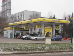 Реклама на АЗС в районе Новогиреево