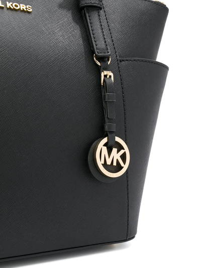 Сумка Michael Kors Jet Set с логотипом черная