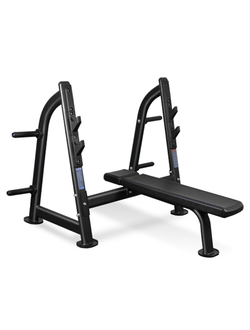 Скамья для жима горизонтальная профессиональная BRONZE GYM BR-1012