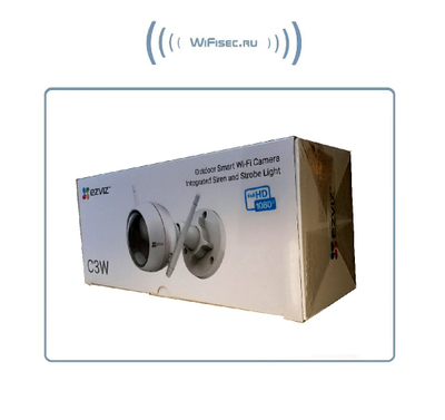 EZVIZ Husky Air (C3W) CS-CV310-A0-1B2WF уличная WiFi видеокамера с сиреной 100 дб., встроенный микрофон, с DVR. Full HD 2 Mp