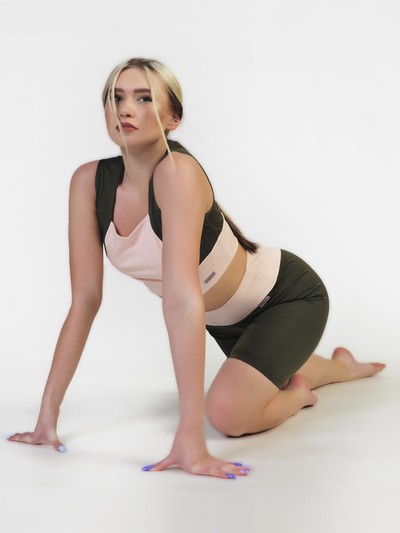 Топ 687-164 Хаки с пудрой