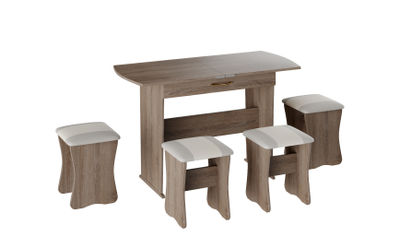 Обеденная группа Тип 2 Дуб( Бонмебель)