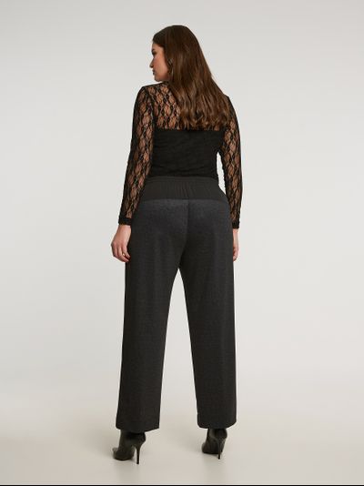 Брюки на кокетке c кулисой