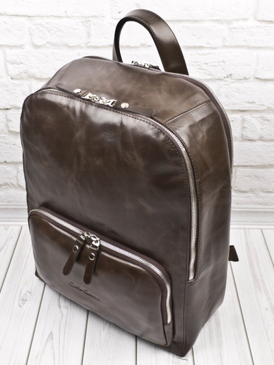 Женский кожаный рюкзак Vicenza Premium brown (арт. 
3105-52)