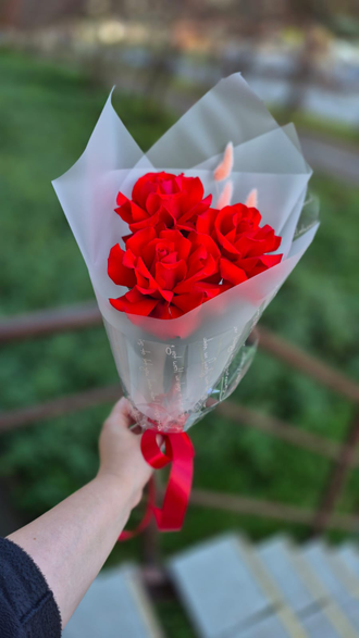 Комплимент из роз