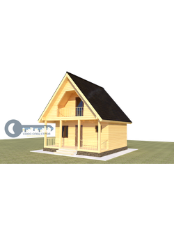 Б-10 ГАБАРИТНЫЕ РАЗМЕРЫ: (6Х6М) 2 ЭТАЖА, ОБЩАЯ ПЛОЩАДЬ: 60М²