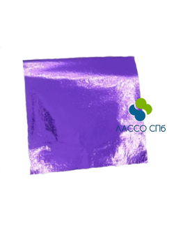 Поталь цветная Фиолетовая 8 х 8 см 100 листов