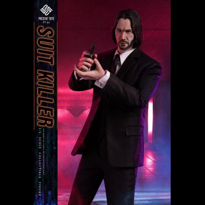 Джон Уик (Киану Ривз, &quot;Джон Уик&quot;) - Коллекционная ФИГУРКА 1/6 scale Suit killer (PT-sp61) - PRESENT TOYS