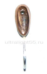 Мормышка Чановская Малая, 0,43 гр, медь
