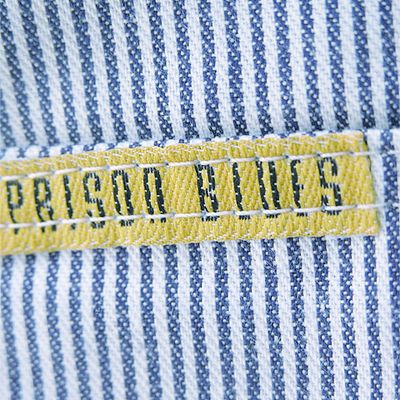 Рубашка Prison Blues® HICKORY WORK SHIRT [Молния/Короткий рукав]