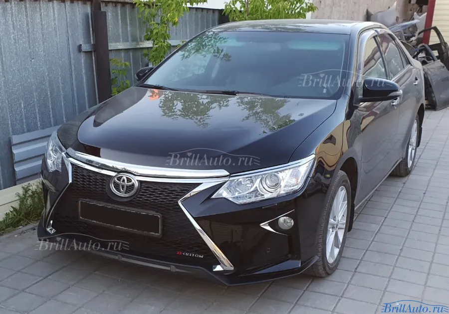 Обвес Toyota Camry в стиле Lexus + тюнинг фары