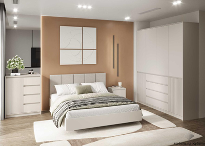 Мирен ТМ-001 тумба прикроватная Кашемир/Моно керамика (МДФ)