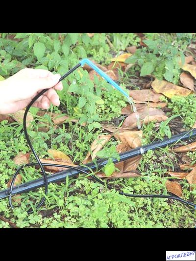 Стойка-капельница угловая 15см под трубку 3мм