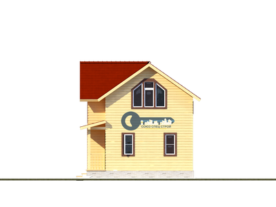 ДЖ-07 ГАБАРИТНЫЕ РАЗМЕРЫ: (8Х6М) 1,5 ЭТАЖА, ОБЩАЯ ПЛОЩАДЬ: 92М²