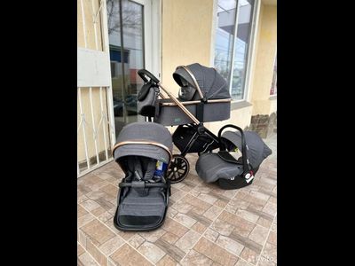 Детская коляска 3 в 1 Luxmom 788 Серый
