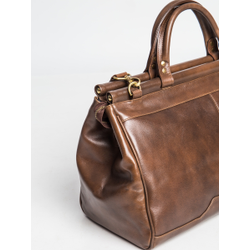 Кожаный саквояж Altamura Premium brown (арт. 4025-63)