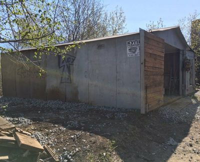 Металлический гараж 28 м.кВ в ГК  Созонова 70 Новая сортировка