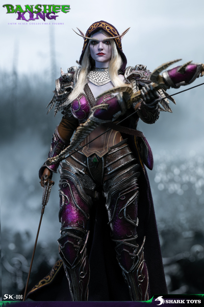 ПОСЛЕ ОБЗОРА - Сильвана Ветрокрылая (серия Warcraft, HearthStone) - Коллекционная фигурка 1/6 Banshee King (SK-006) - SHARK TOYS