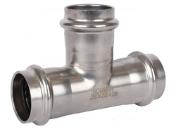 Тройник ROMMER равнопроходной ВПр, 28 из нержавеющей стали прессовой