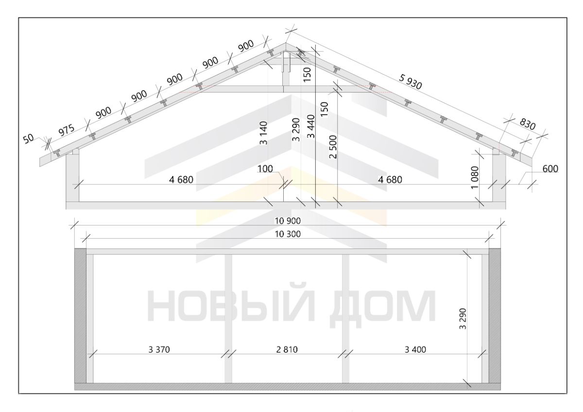 Проект крыши