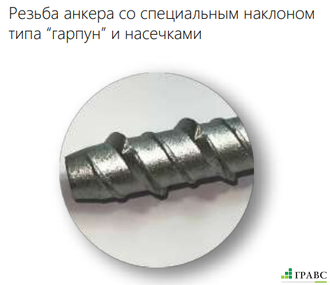 Анкер-шуруп по бетону CON-R 7,5X100