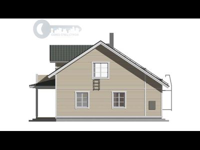 ДЖ-18 ЖИЛОЙ ДОМ: ГАБАРИТНЫЕ РАЗМЕРЫ: (11,5Х7,8М) 1,5 ЭТАЖА, ОБЩАЯ ПЛОЩАДЬ: 156М²