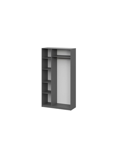 ШК 5 1200 шкаф трехстворчатый распашной с антресолью Графит