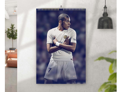 Календарь перекидной Kylian Mbappe Lottin, Килиан Мбаппе Лоттен №8