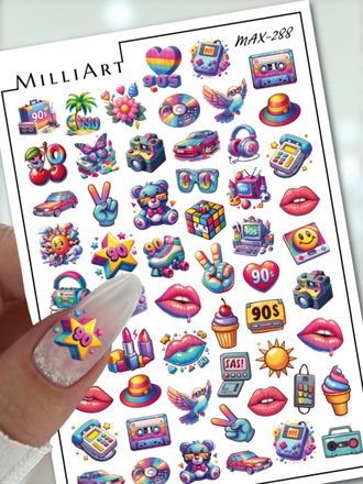 Слайдер-дизайн MilliArt Nails MAX-288