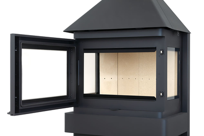 Камин ПРАГА три стекла, Экокамин (Россия)