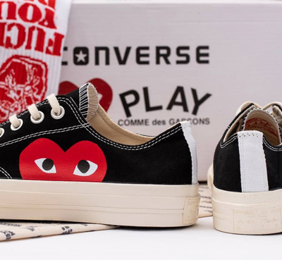 Converse cdg black low cheap