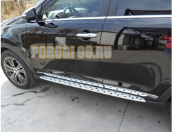 Пороги OEM на Hyundai Sportage