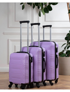 Чемодан средний Top Travel ABS M сиреневый