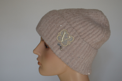 Шапка Италия Vizio 1112 CRYO пудровая