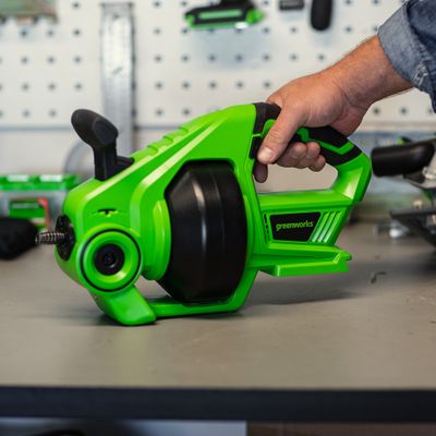 Трос сантехнический аккумуляторный Greenworks G24DA 24V