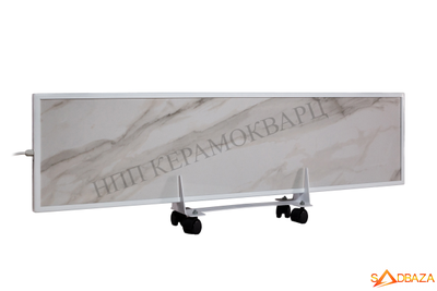 Керамо-кварцевый обогреватель  120х30см мрамор