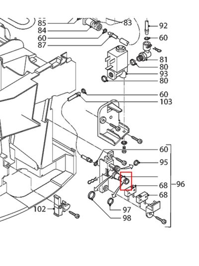 Кольцо уплотнительное O-ring для кофемашины Delonghi 5313217751